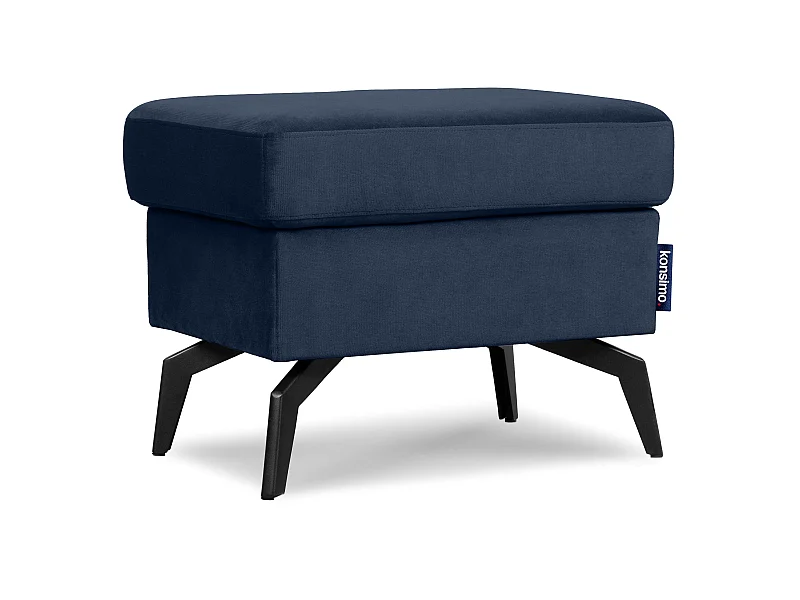 Pouf auf Beinen - Marineblau - CORDI