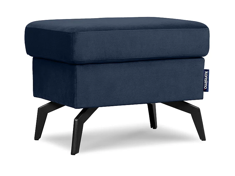 Pouf auf Beinen - Marineblau - CORDI
