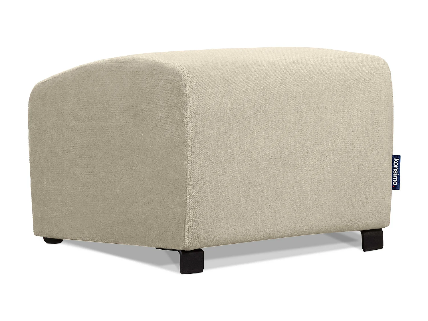 Moderne Sitzhocker für das Wohnzimmer - Creme - CARO