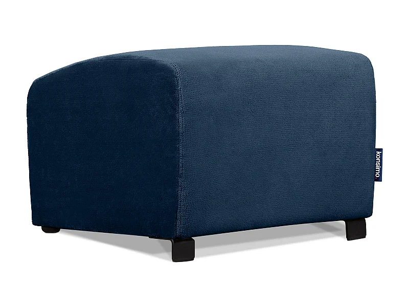 Eleganter Pouf - Marineblau - CARO