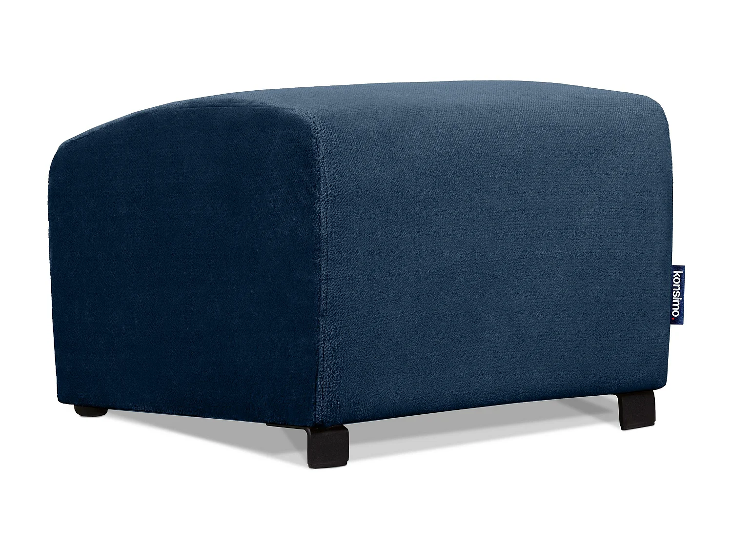 Eleganter Pouf - Marineblau - CARO