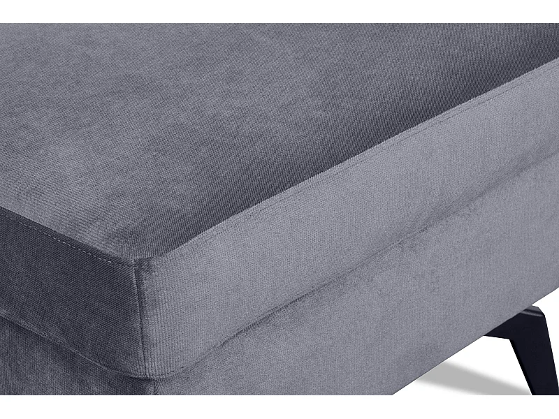 Stilvoller Hocker auf Beinen - grau - CORDI