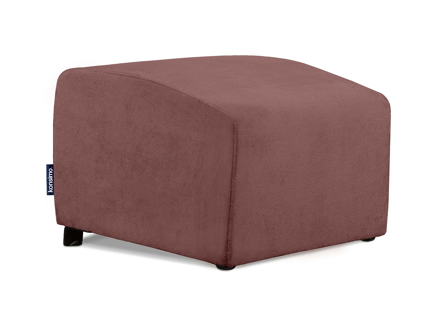 Moderner Sitzhocker für das Wohnzimmer - rosa - CARO