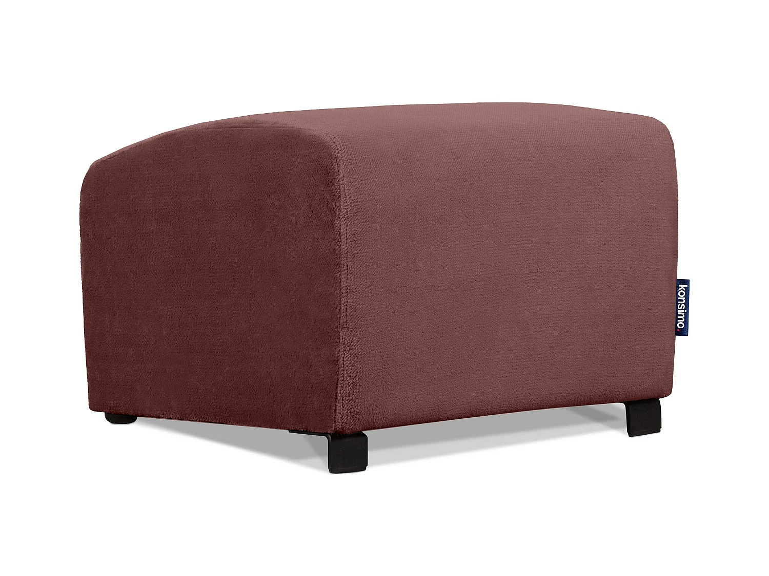 Moderner Sitzhocker für das Wohnzimmer - rosa - CARO