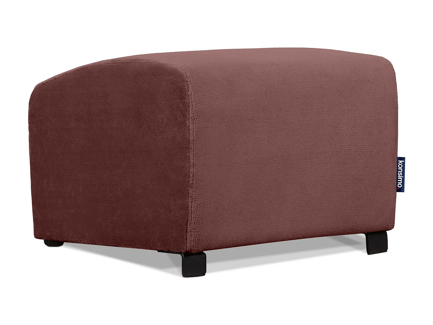 Moderner Sitzhocker für das Wohnzimmer - rosa - CARO