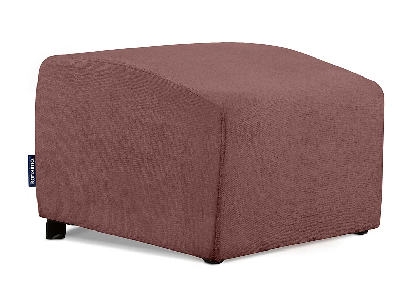 Moderner Sitzhocker für das Wohnzimmer - rosa - CARO