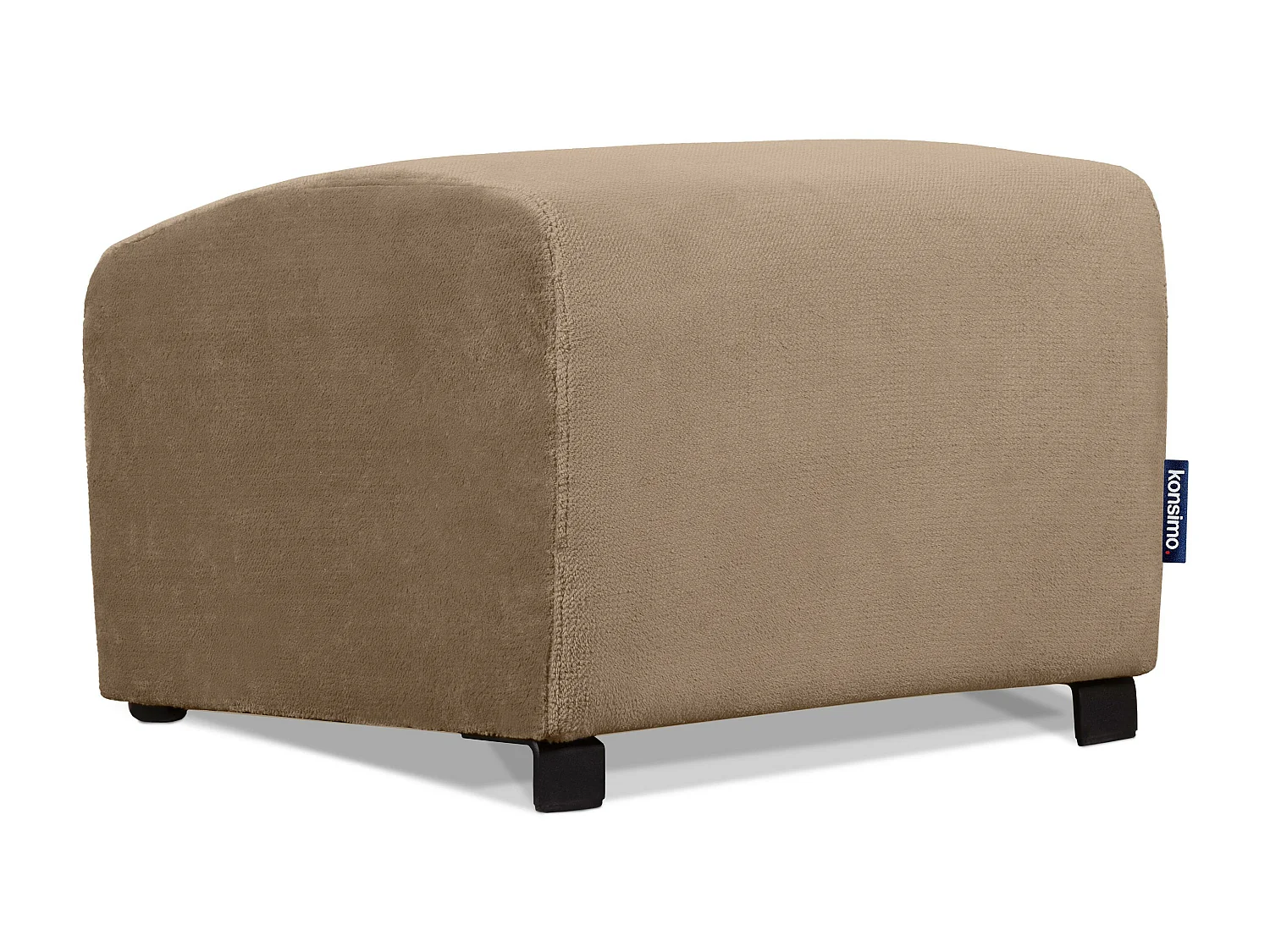 Moderne Sitzhocker für das Wohnzimmer - beige - CARO