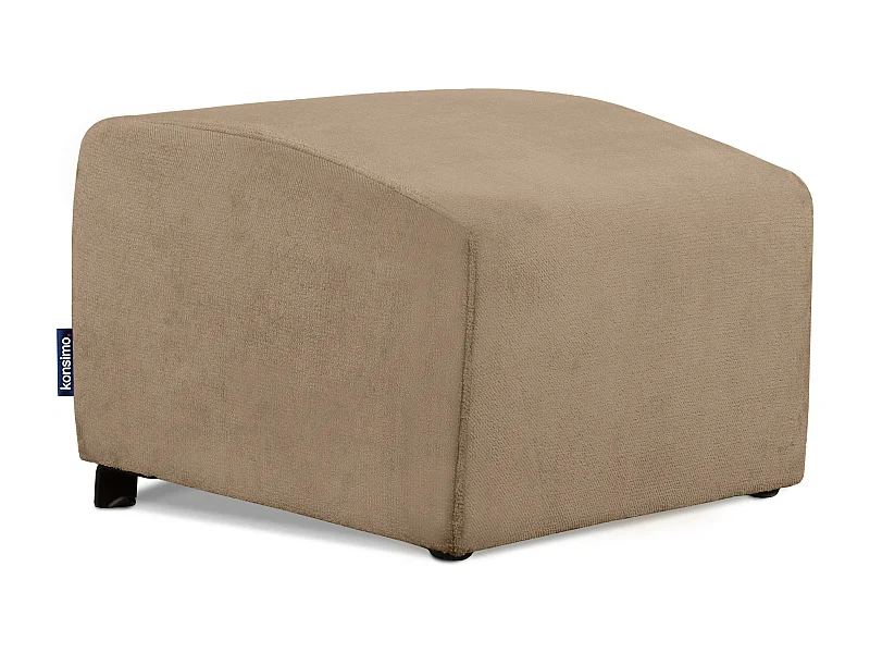 Moderne Sitzhocker für das Wohnzimmer - beige - CARO