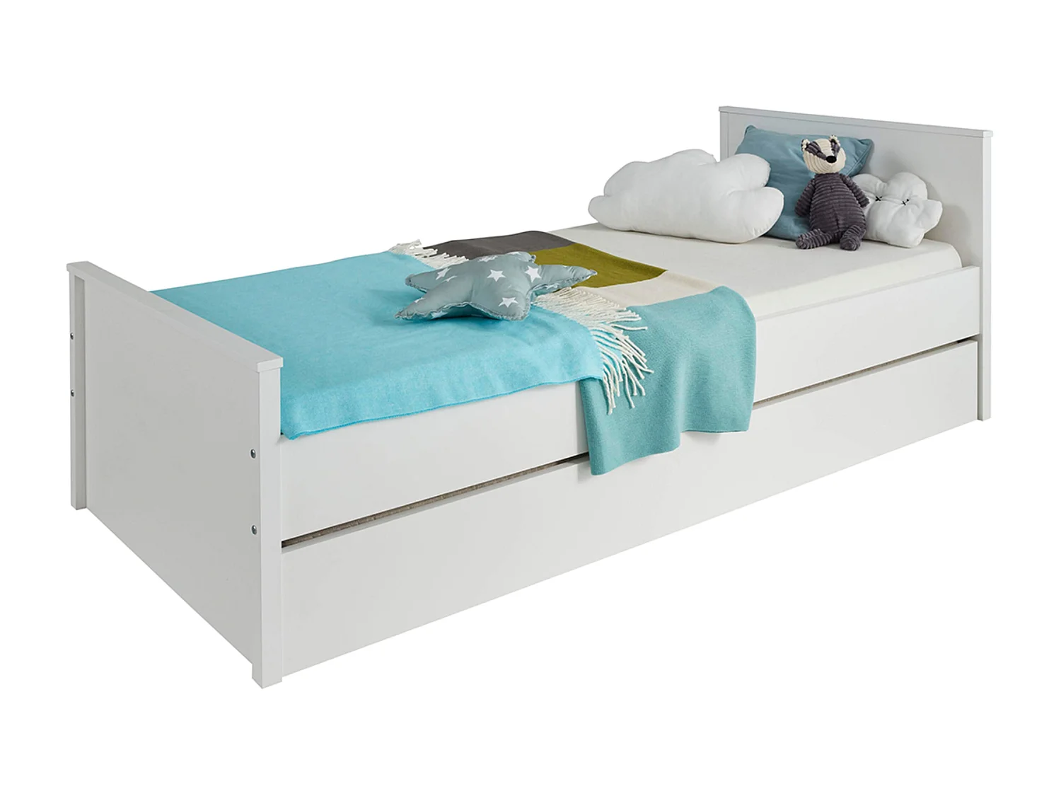 Bettgestell - Weiß - FARGE