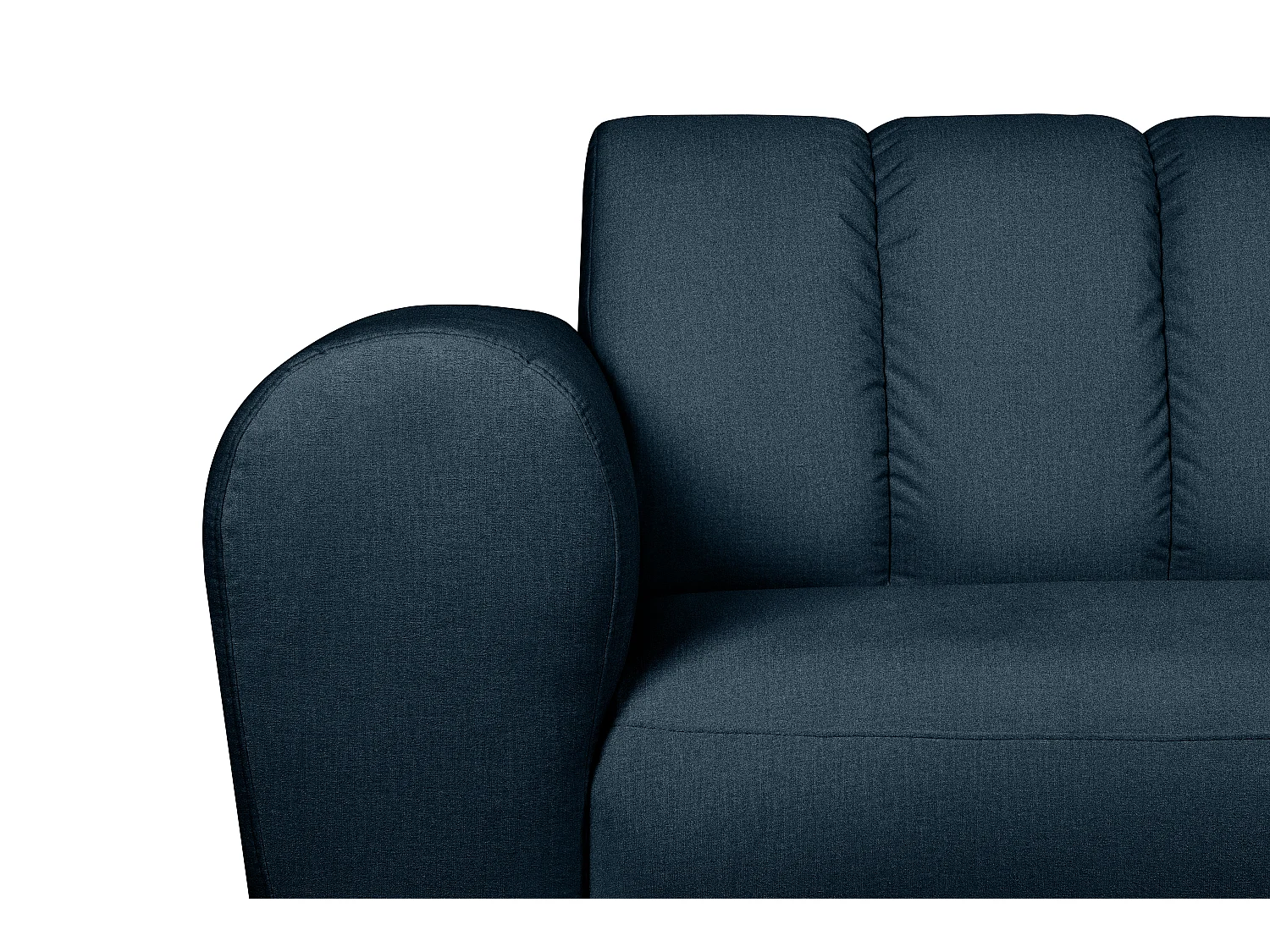 Moderne dreisitzige Sofa - Marineblau - RUBERO