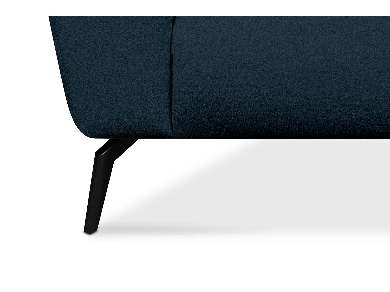 Moderne dreisitzige Sofa - Marineblau - RUBERO