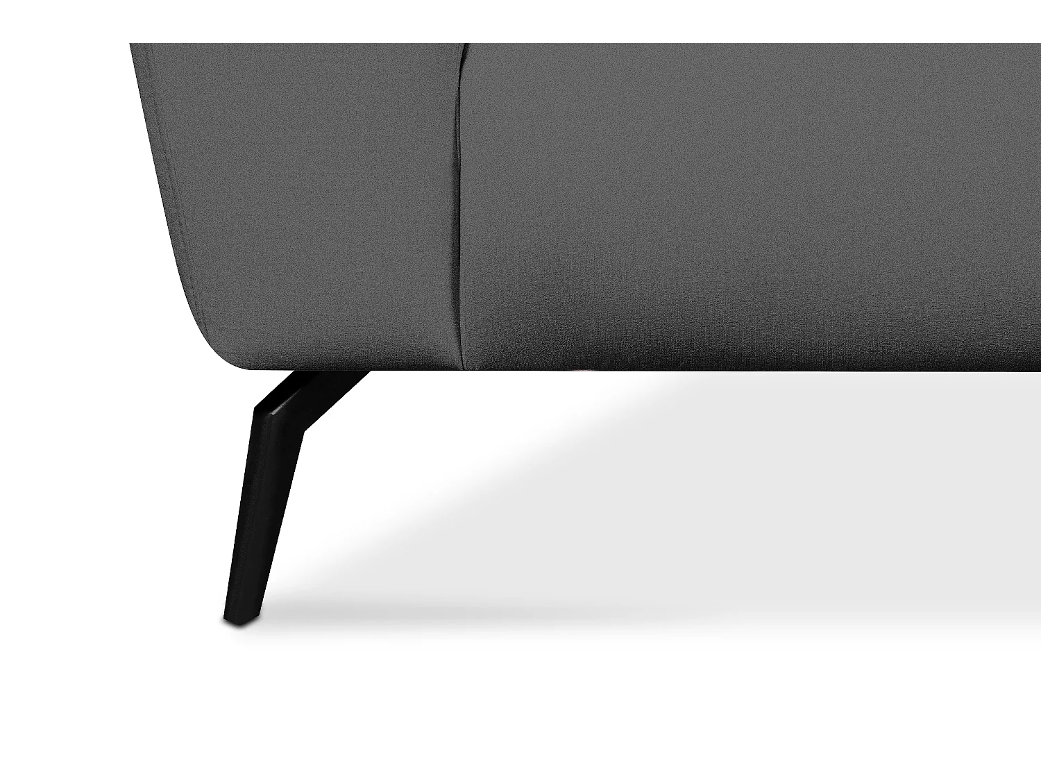 Dreisitzer Sofa auf Beinen  - hellgrau - RUBERO