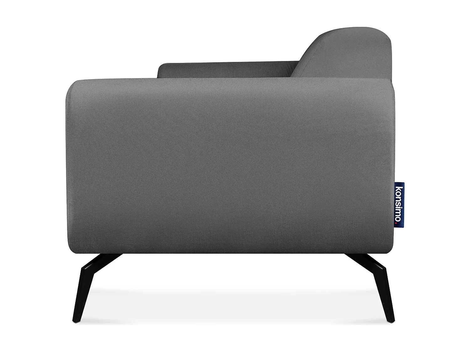 Dreisitzer Sofa auf Beinen  - hellgrau - RUBERO