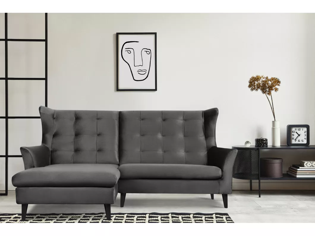 Kauf Unique Linker Ecksofa für das Wohnzimmer - grau - SALIS