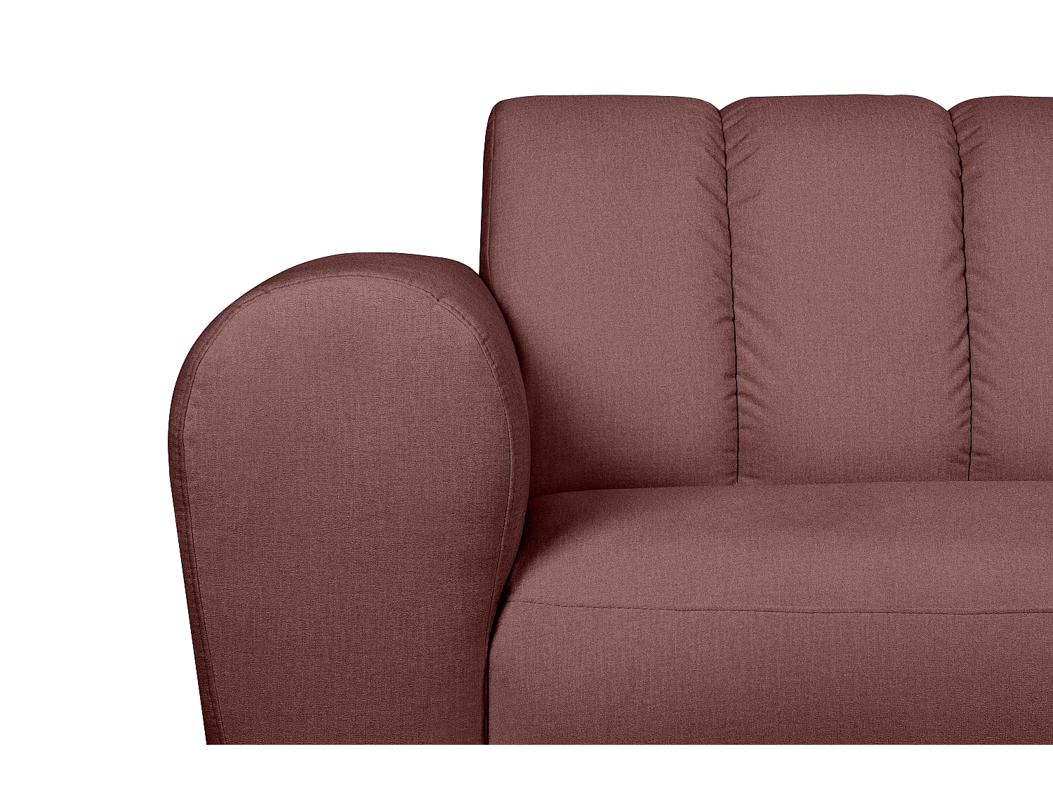 3-Sitzer-Sofa auf Beinen - rosa - RUBERO