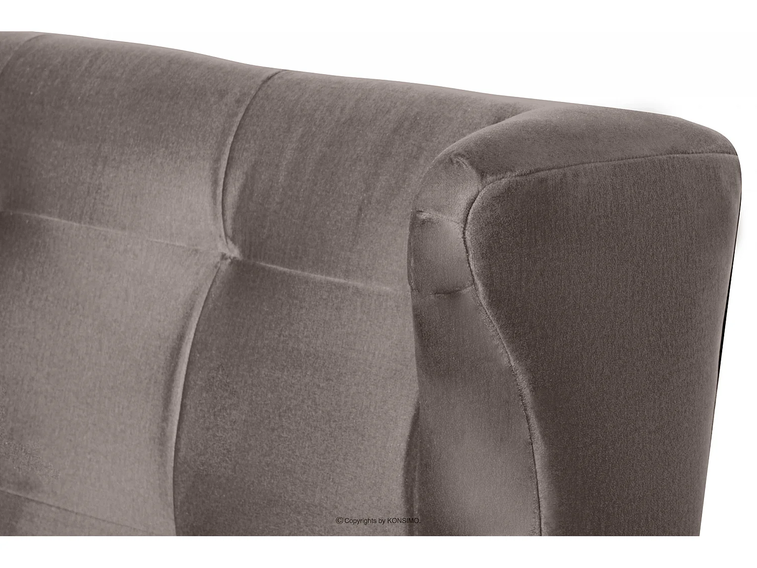 Canapé d'angle gauche sur pieds - beige - SALIS