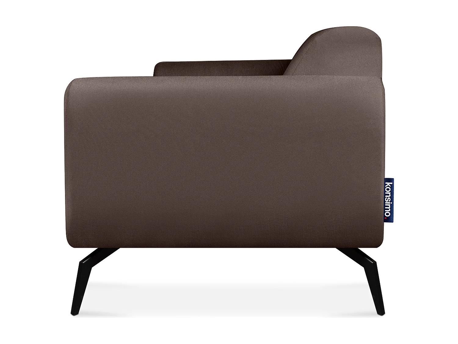 Moderne 3-Sitzer-Sofa - braun - RUBERO