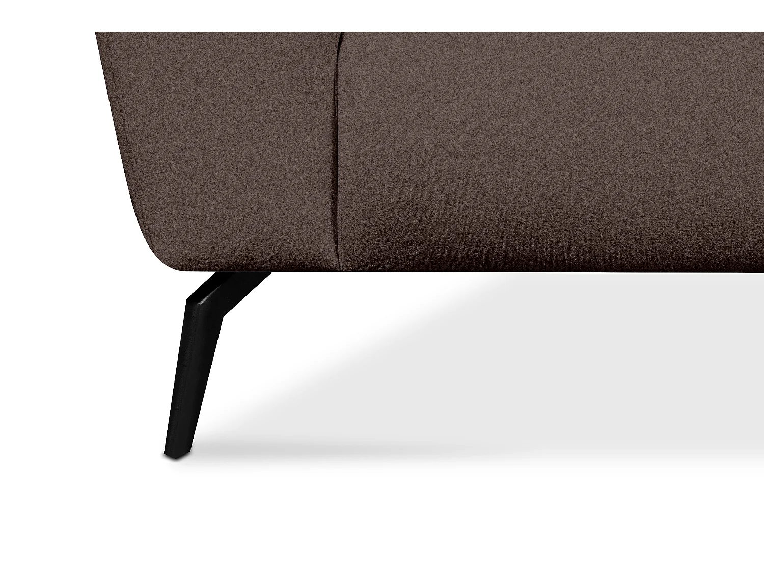 Moderne 3-Sitzer-Sofa - braun - RUBERO