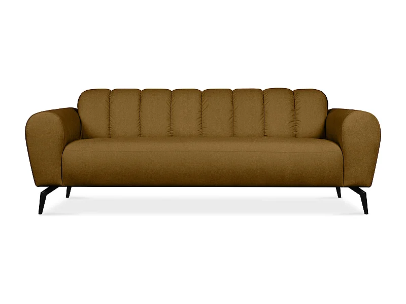 Moderne 3-Sitzer-Sofa - Senf - RUBERO