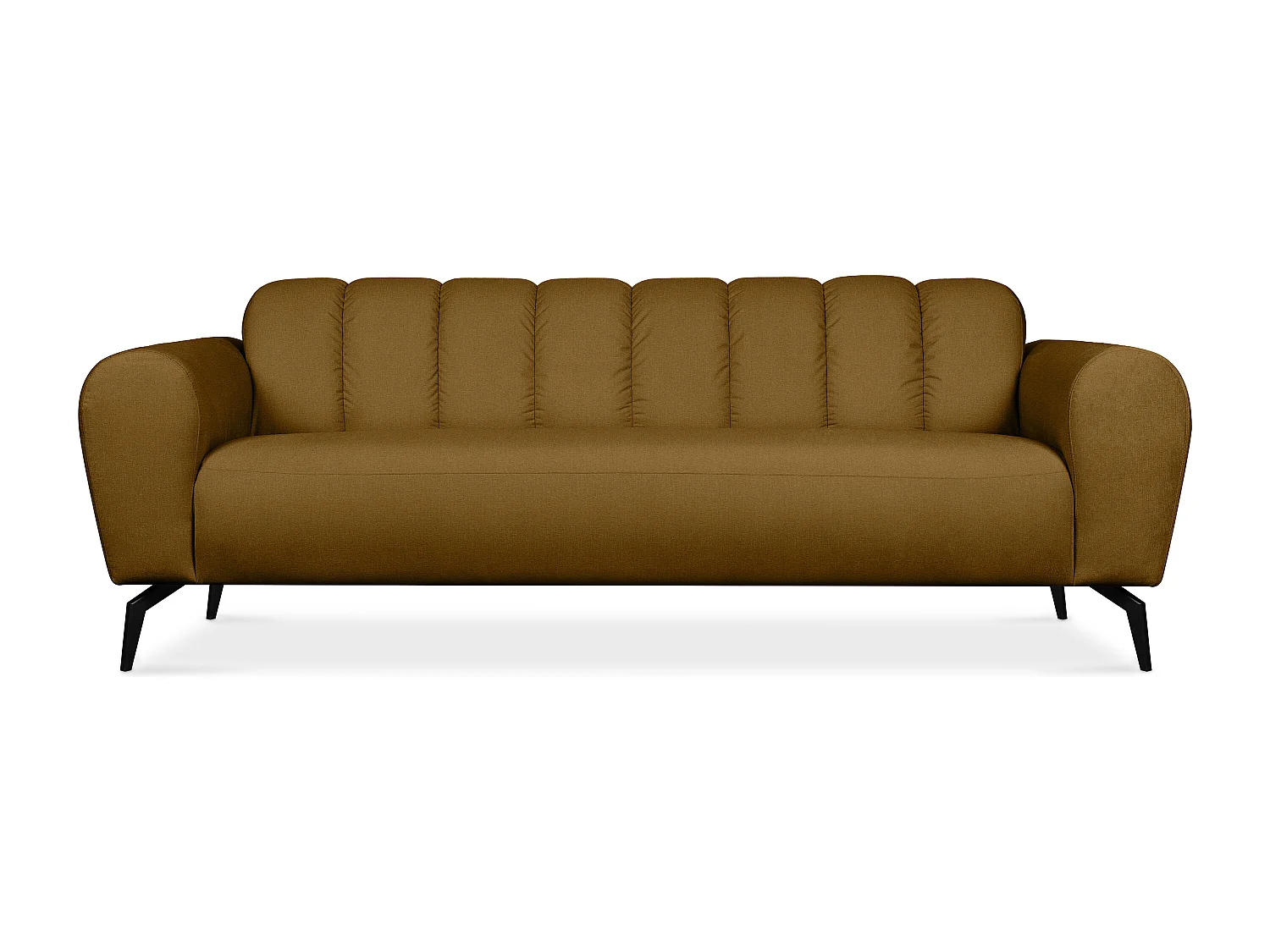 Moderne 3-Sitzer-Sofa - Senf - RUBERO