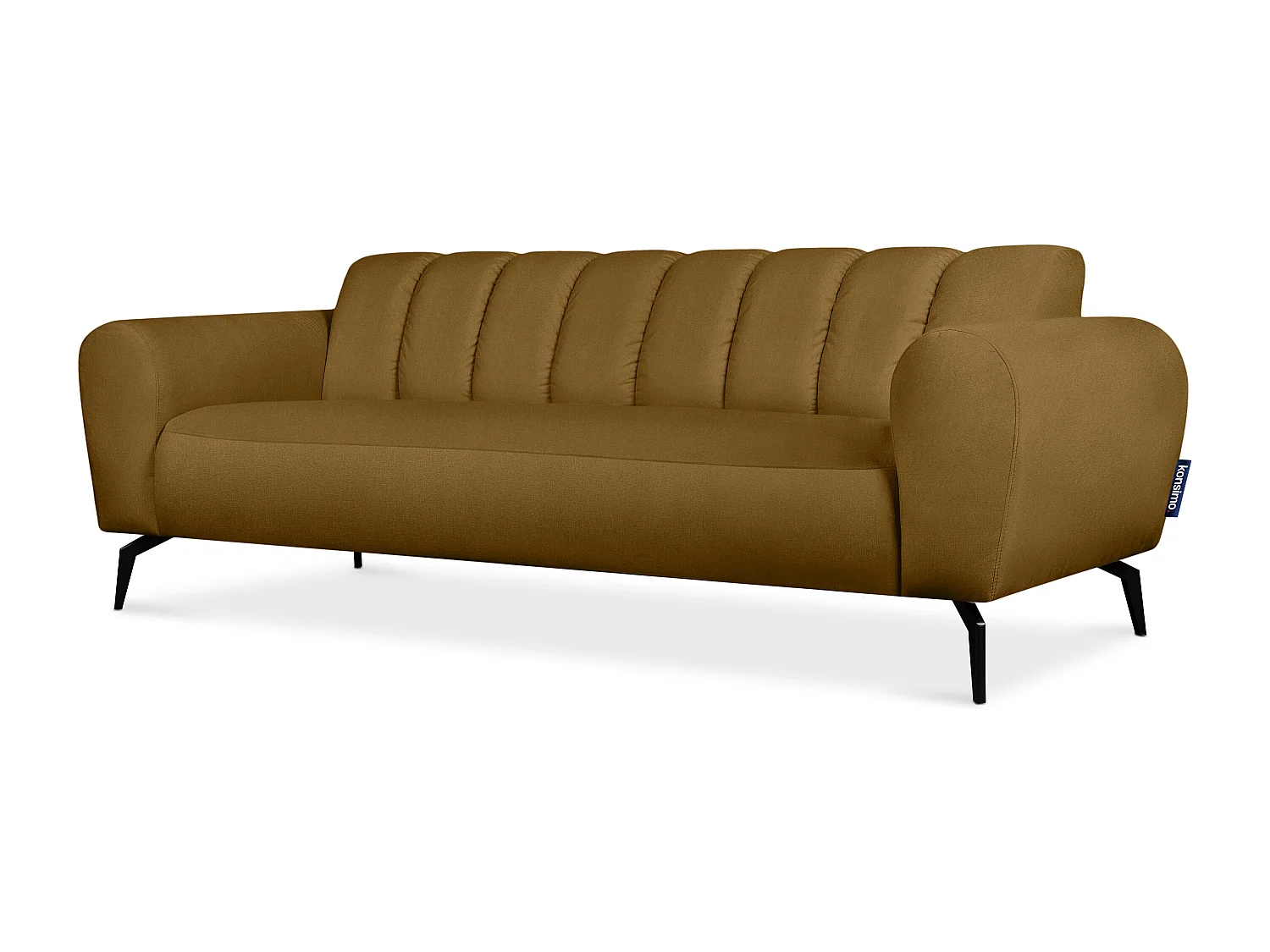 Moderne 3-Sitzer-Sofa - Senf - RUBERO