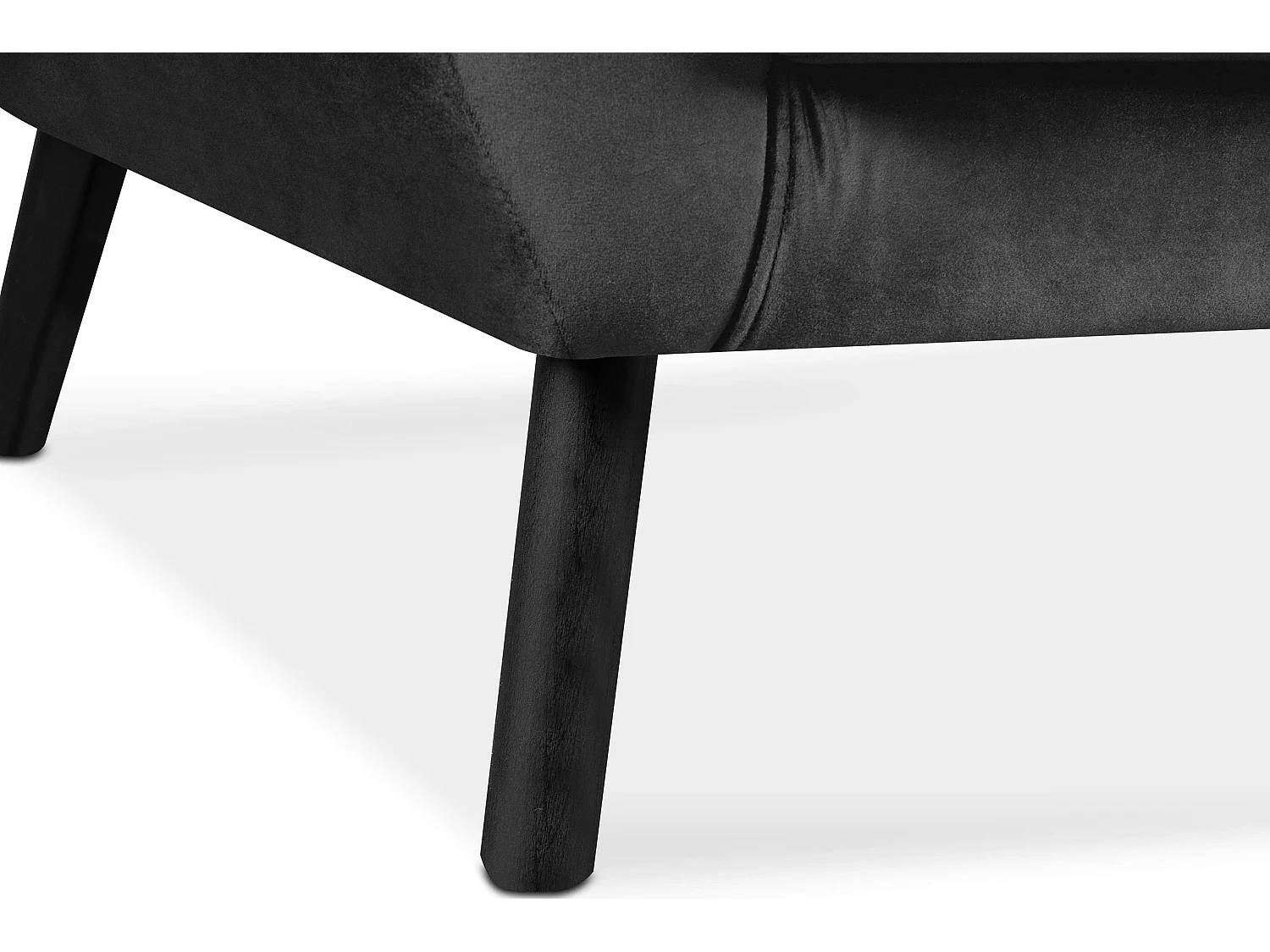 Eleganter Ohrensessel  - dunkelgrau - MIRO