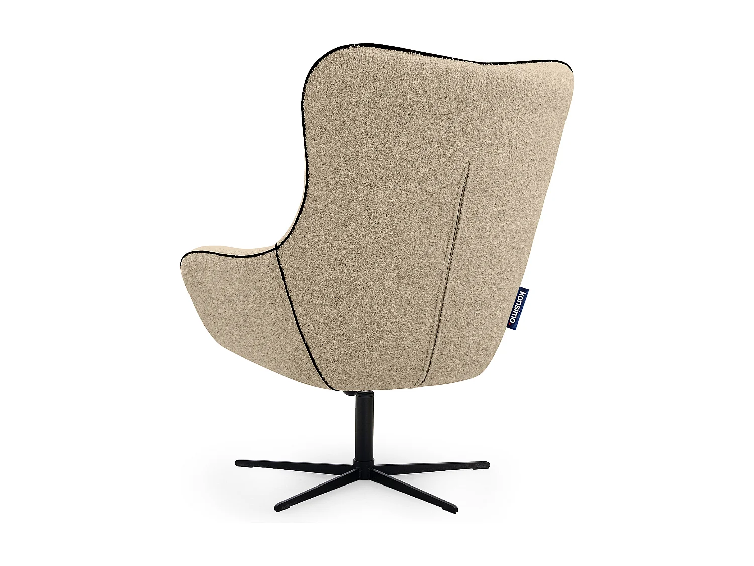 Drehstuhl für das Loft-Wohnzimmer - beige - QUARRO