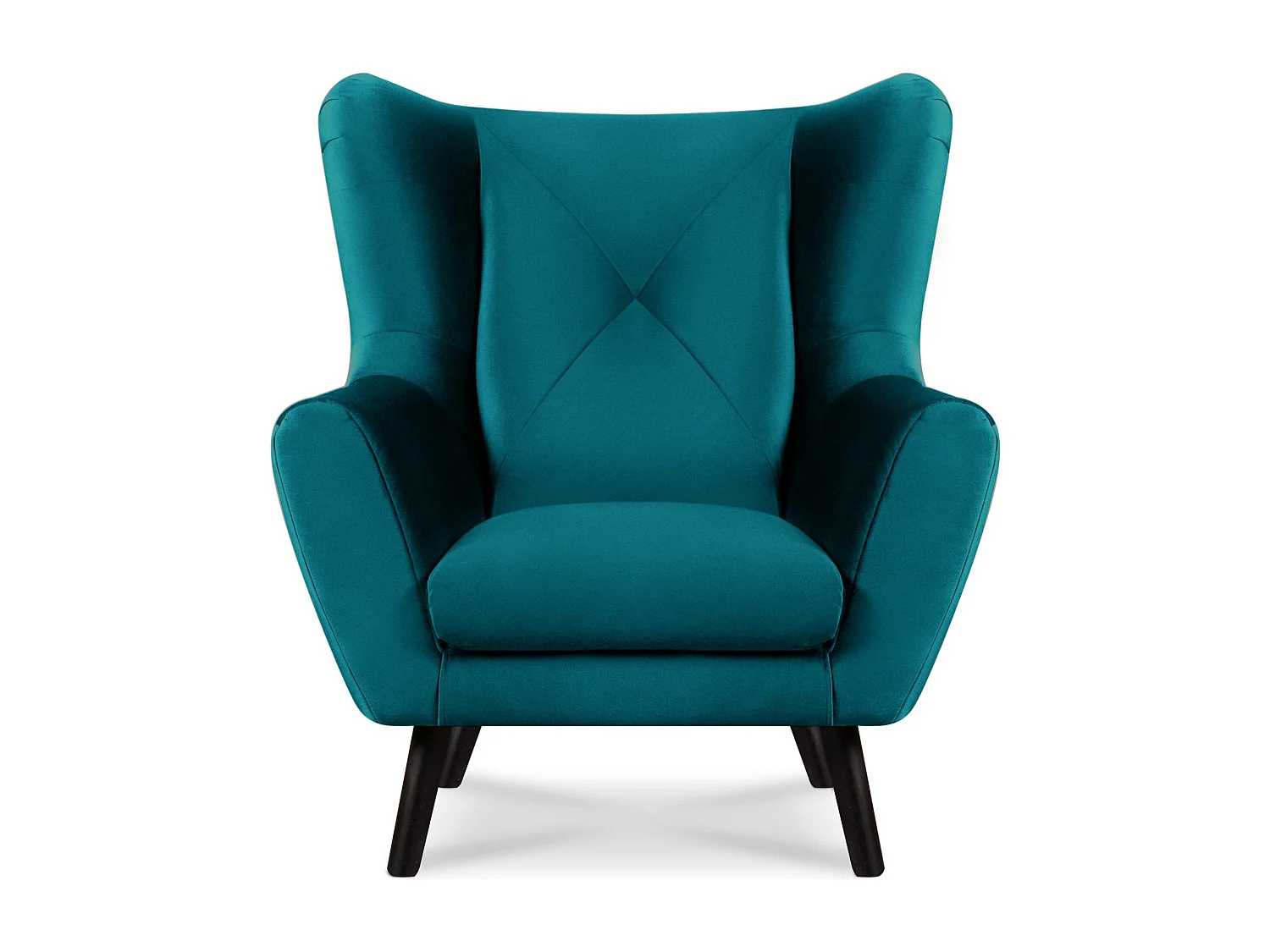 Ohrensessel für das Schlafzimmer - Samt - Marine - MIRO