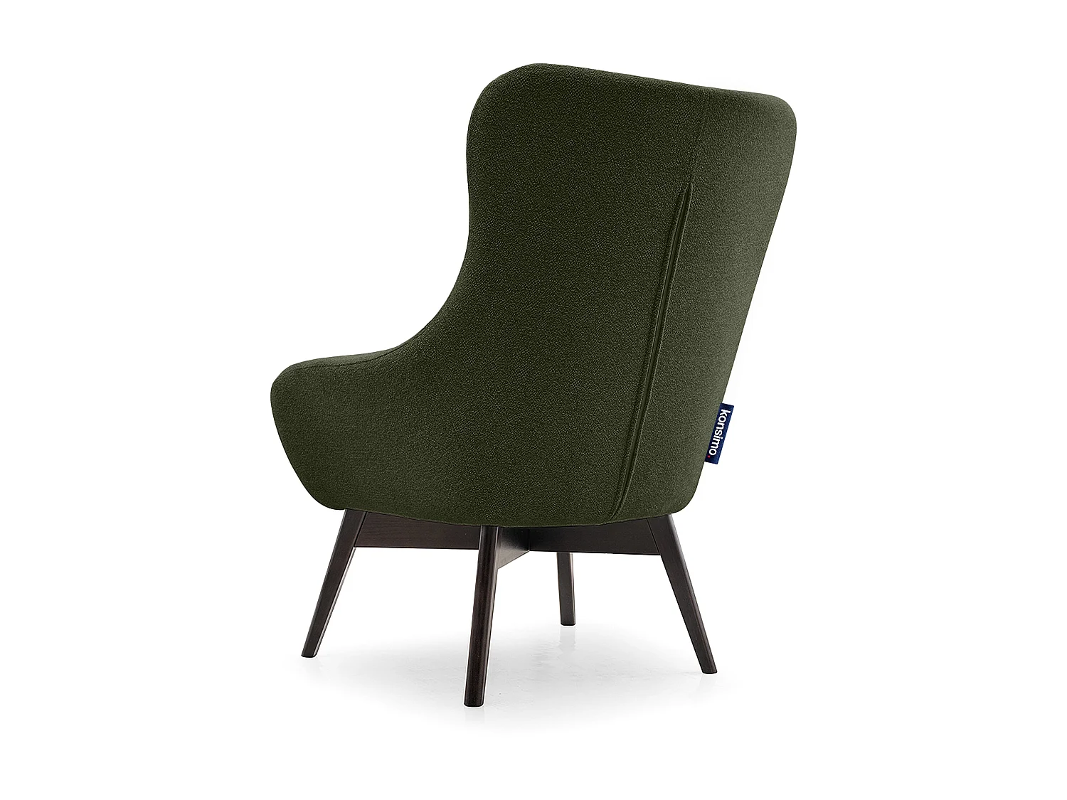 Eleganter gepolsterter Sessel - grün - RAMOS