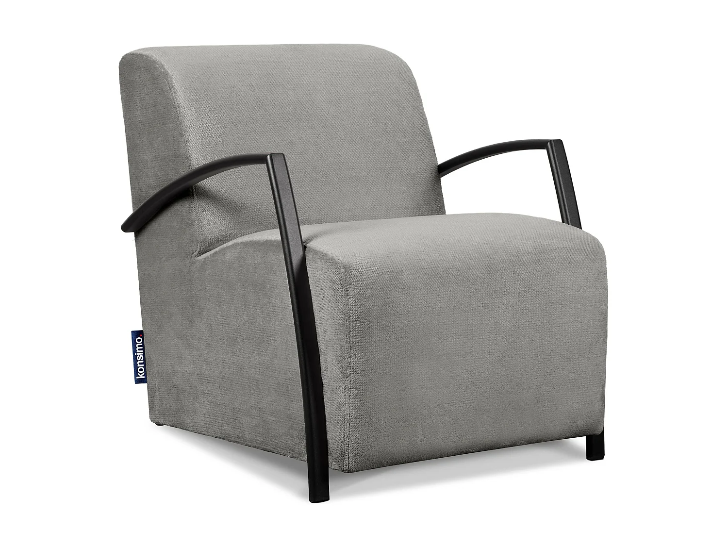 Moderner Sessel für das Wohnzimmer - grau - CARO
