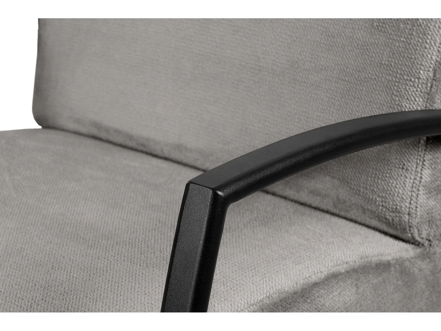 Moderner Sessel für das Wohnzimmer - grau - CARO