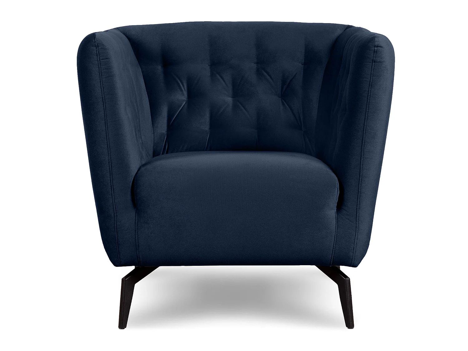 Eleganter Sessel auf Beinen - Marineblau - CORDI