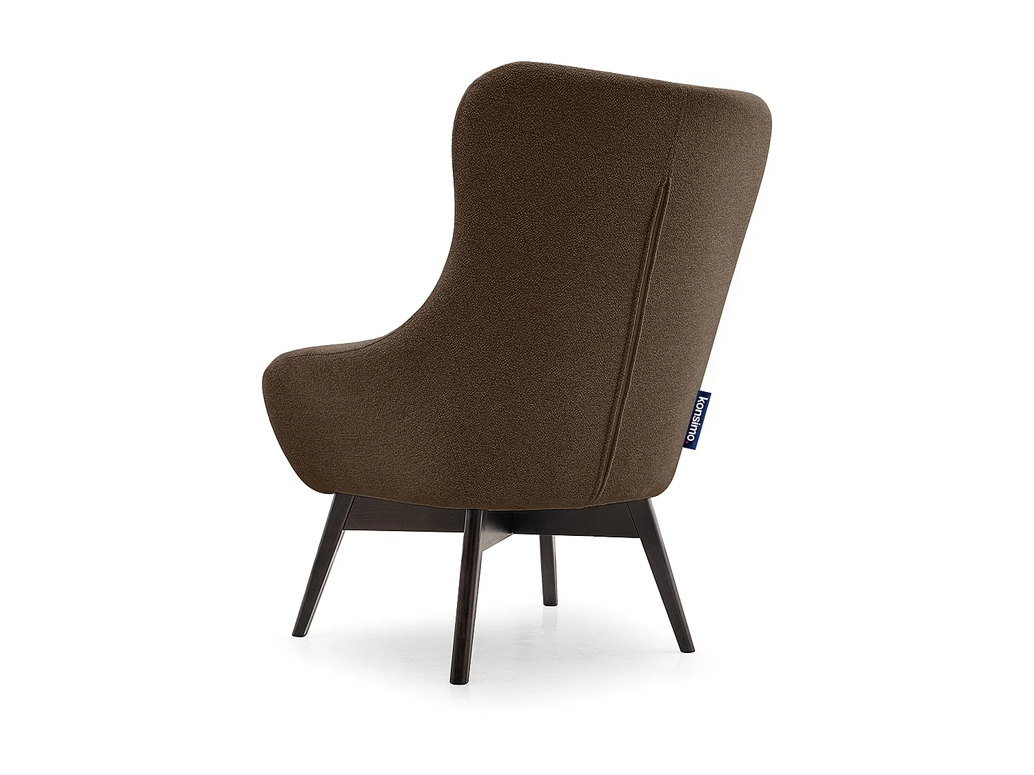 Eleganter Sessel mit Steppung - braun - RAMOS