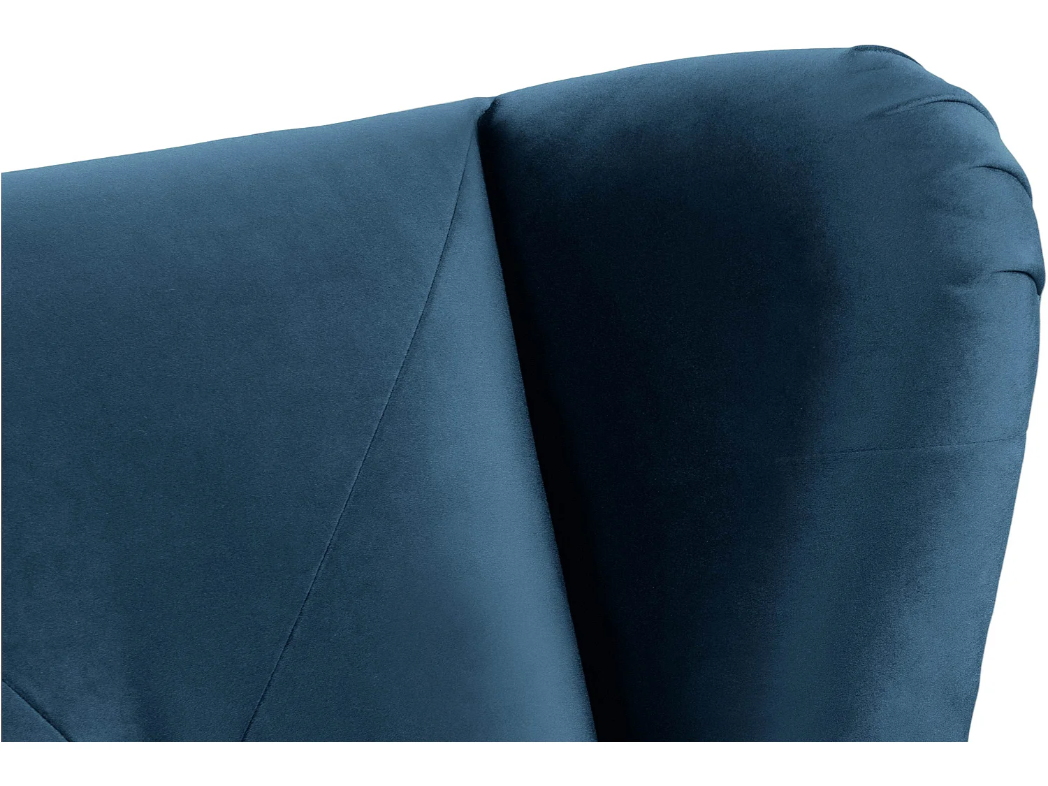 Ohrensessel Samt - Marineblau - MIRO