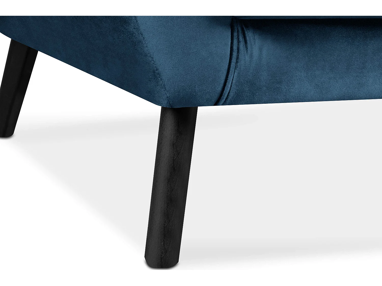 Ohrensessel Samt - Marineblau - MIRO