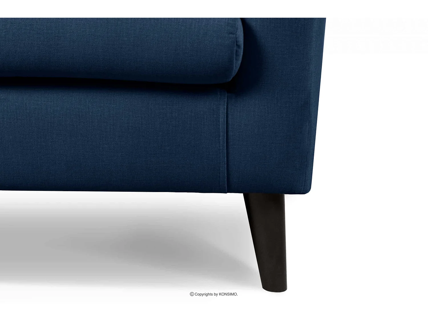 Bequemer  Ohrensessel auf Beinen - Marineblau - SALIS