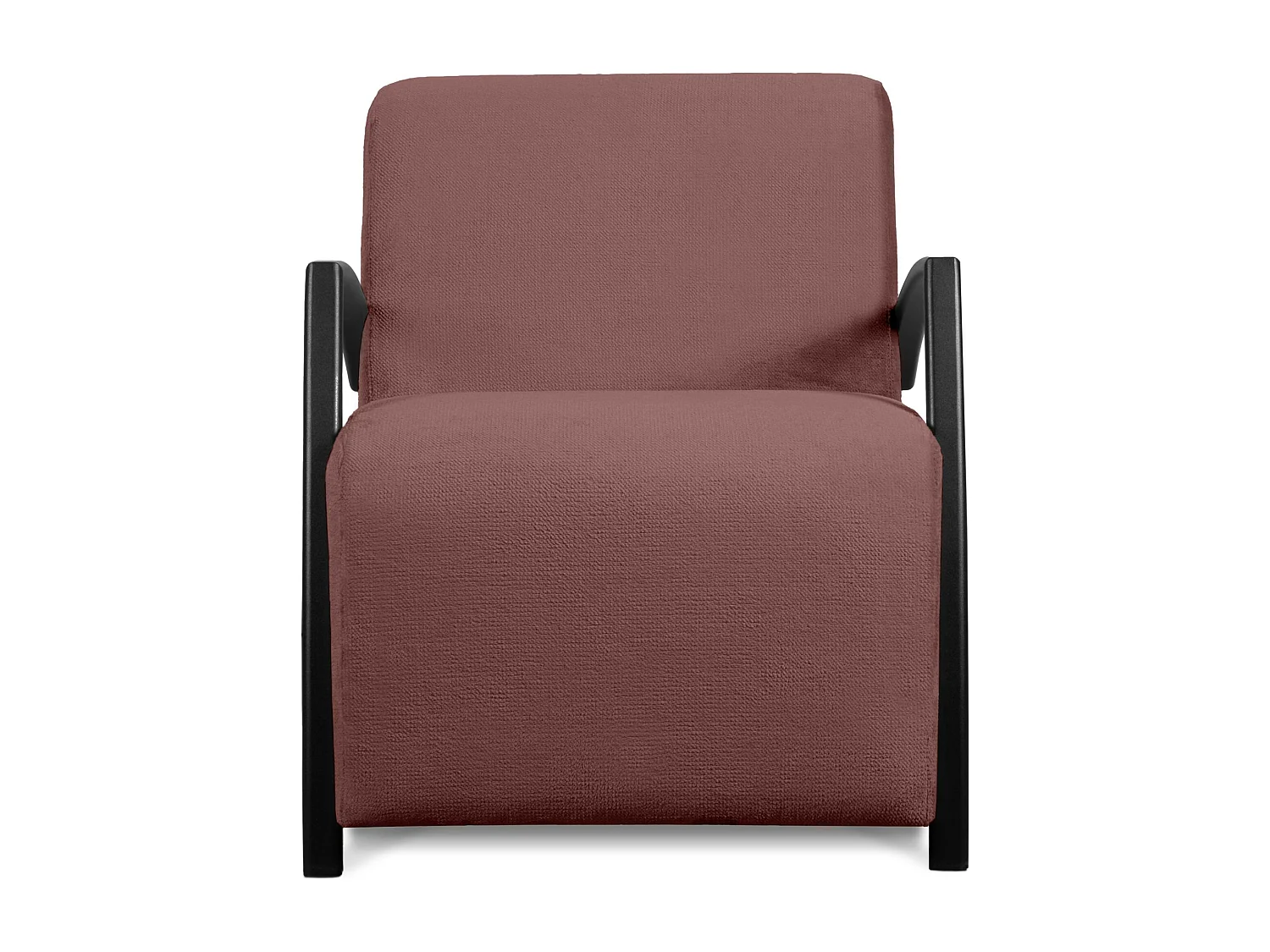 Gemütlicher Sessel mit Armlehnen - rosa - CARO