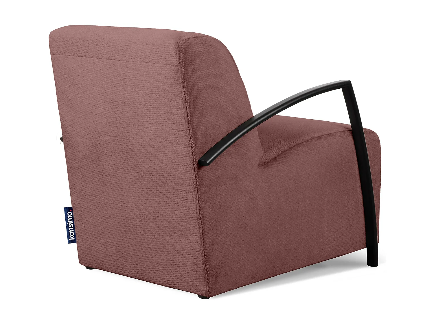 Gemütlicher Sessel mit Armlehnen - rosa - CARO