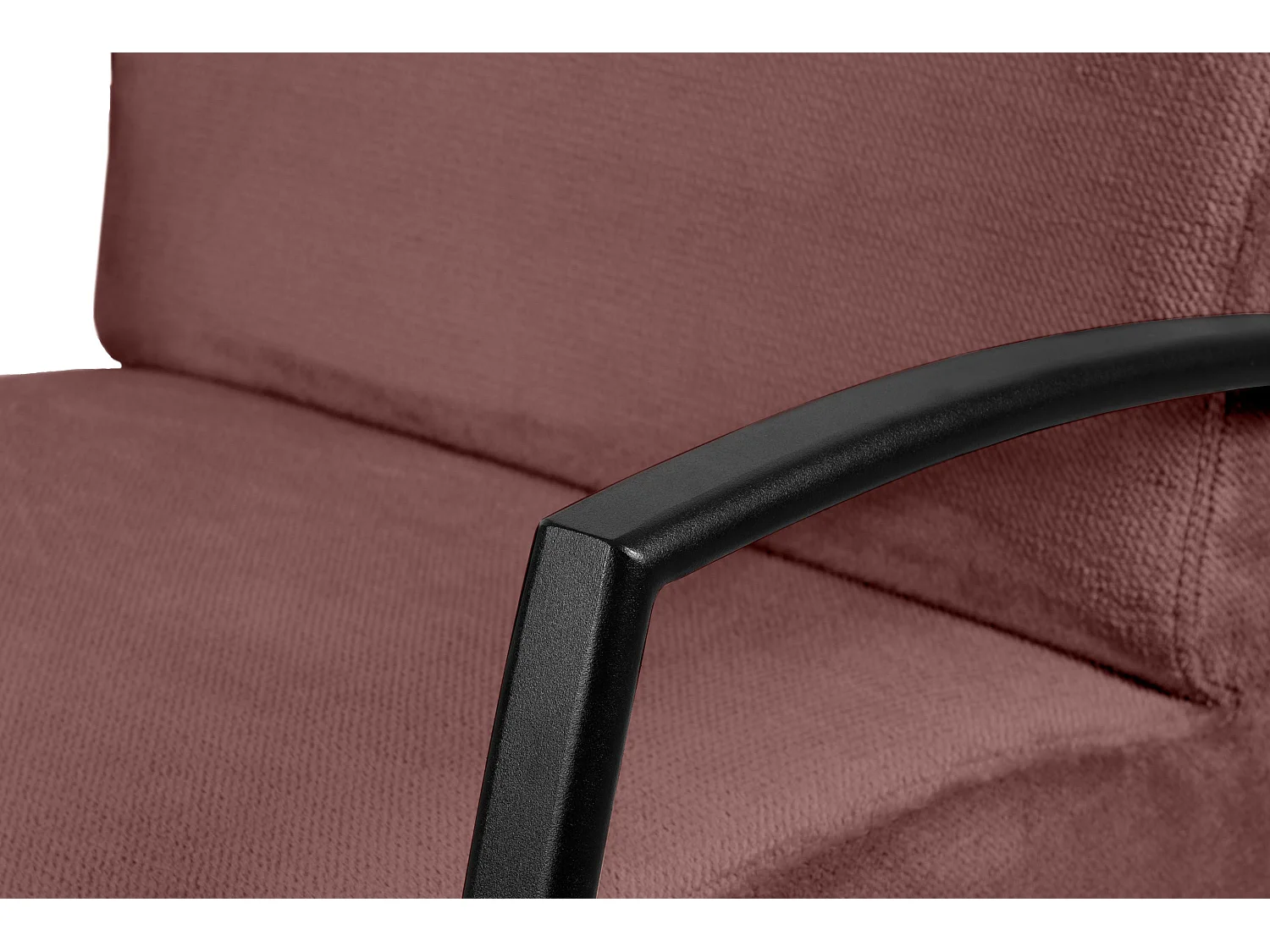 Gemütlicher Sessel mit Armlehnen - rosa - CARO