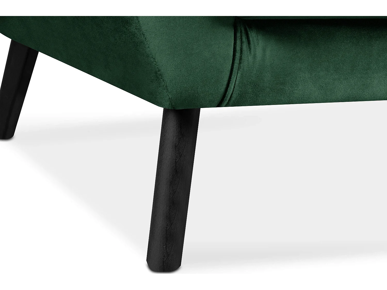 Ohrensessel elegant - dunkelgrün - MIRO