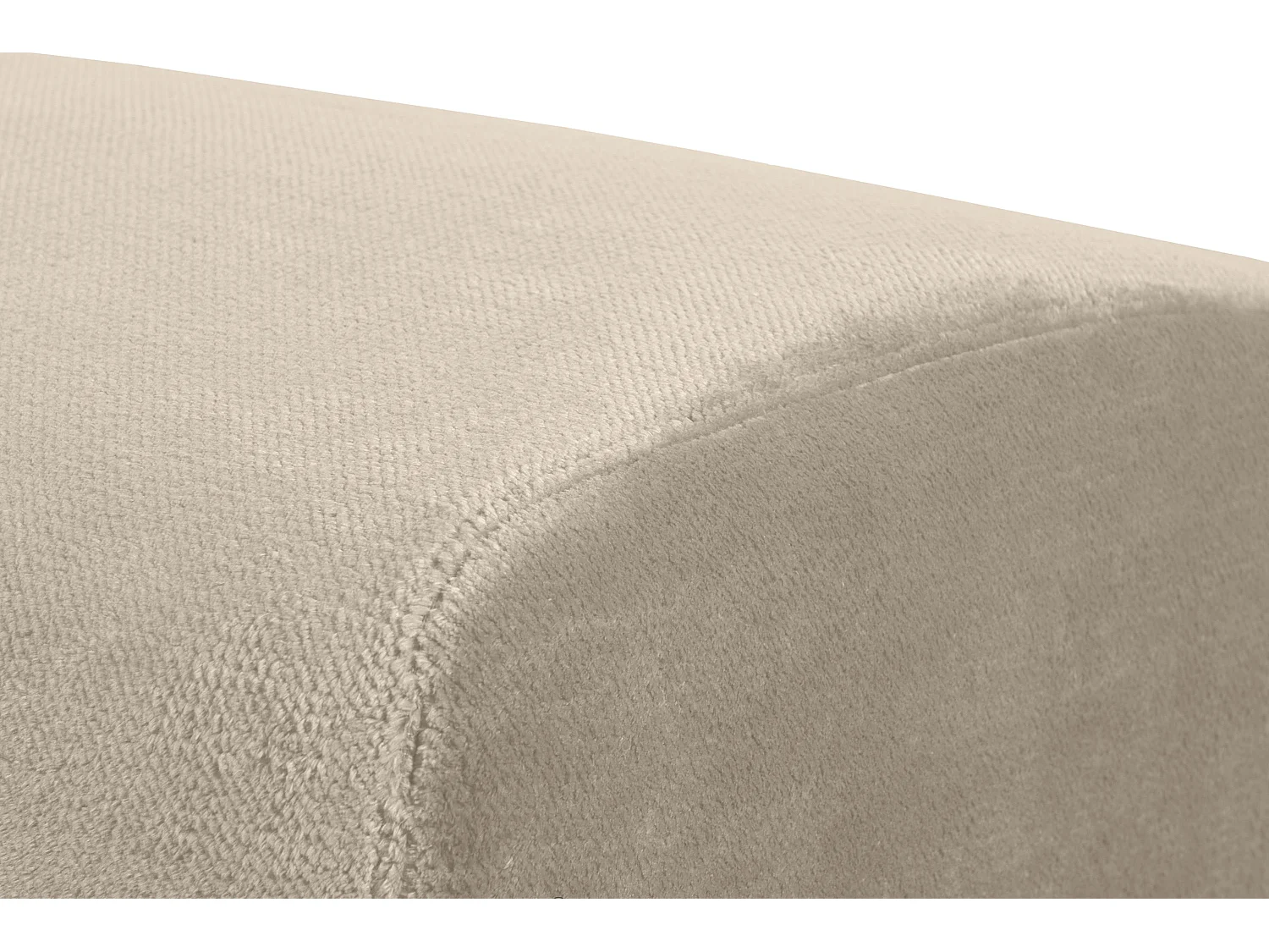 farbener moderner Armlehnstuhl - Creme - CARO