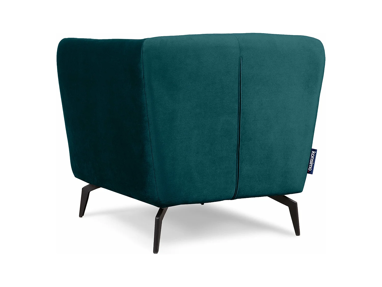 Eleganter gepolsterter Sessel - Marine - CORDI