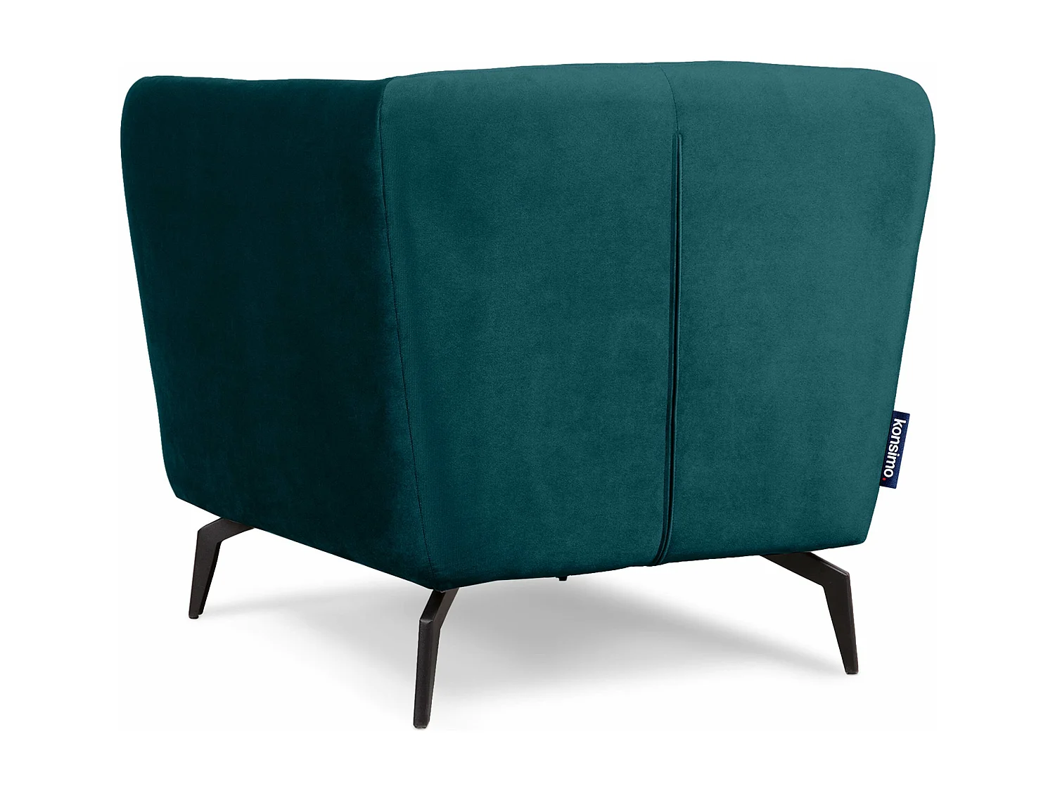 Eleganter gepolsterter Sessel - Marine - CORDI