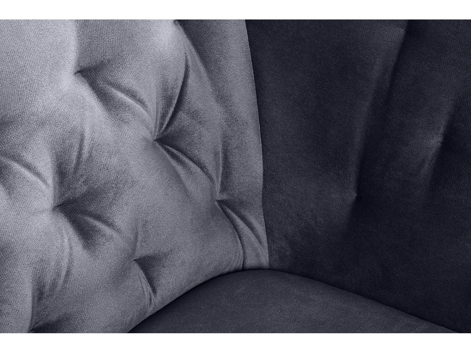 Eleganter gepolsterter Sessel - grau - CORDI