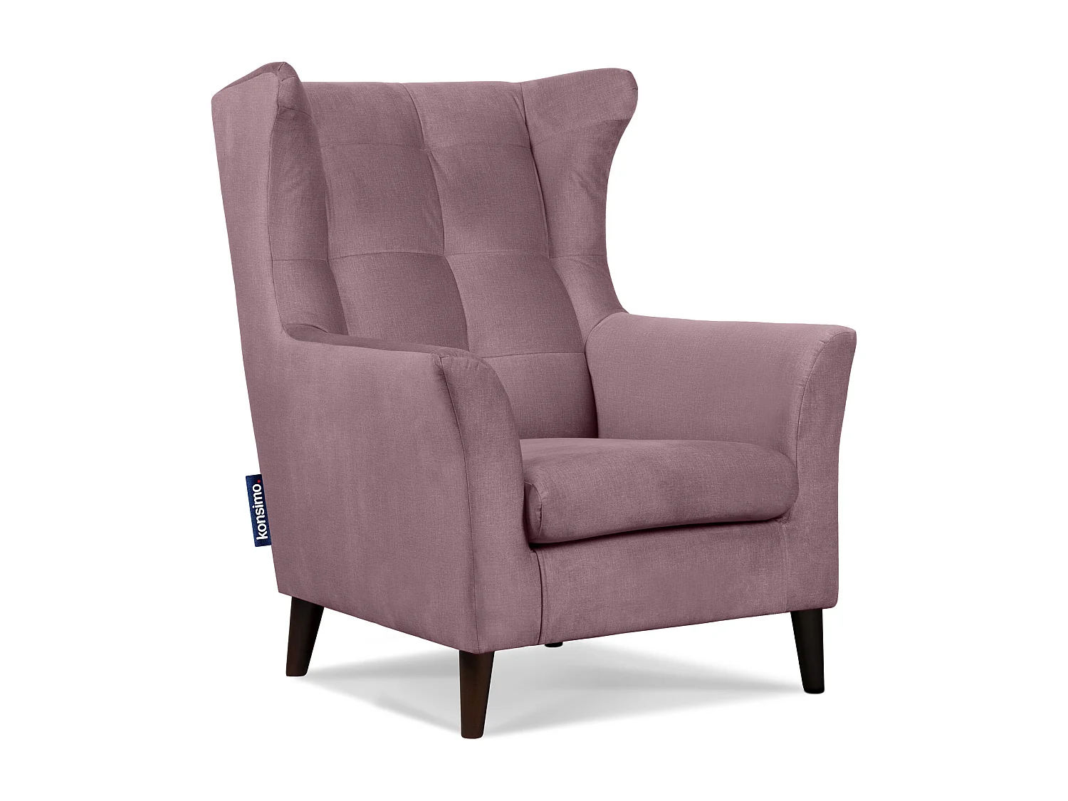 Ohrensessel auf Beinen  - rosa - SALIS