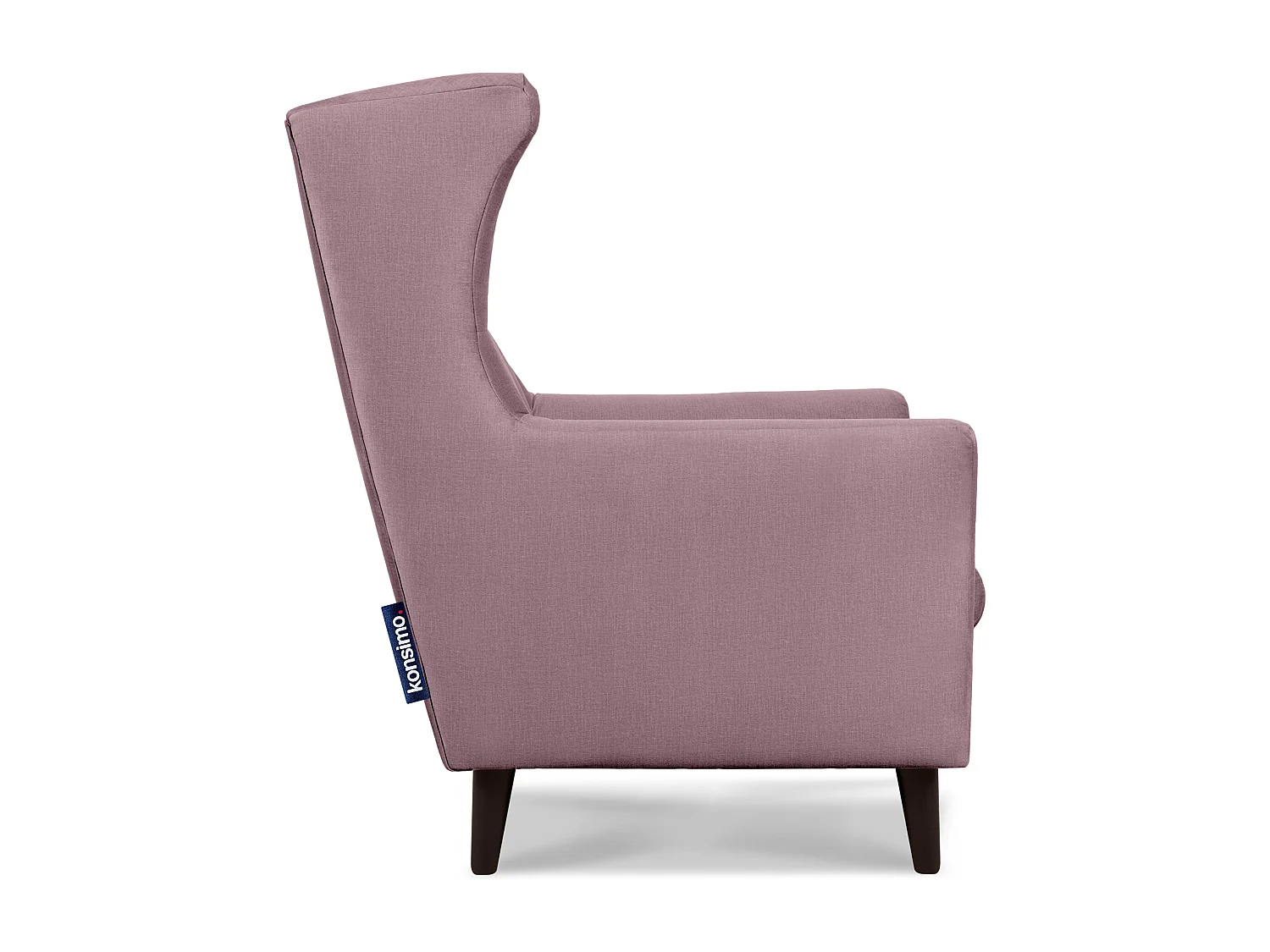 Ohrensessel auf Beinen  - rosa - SALIS