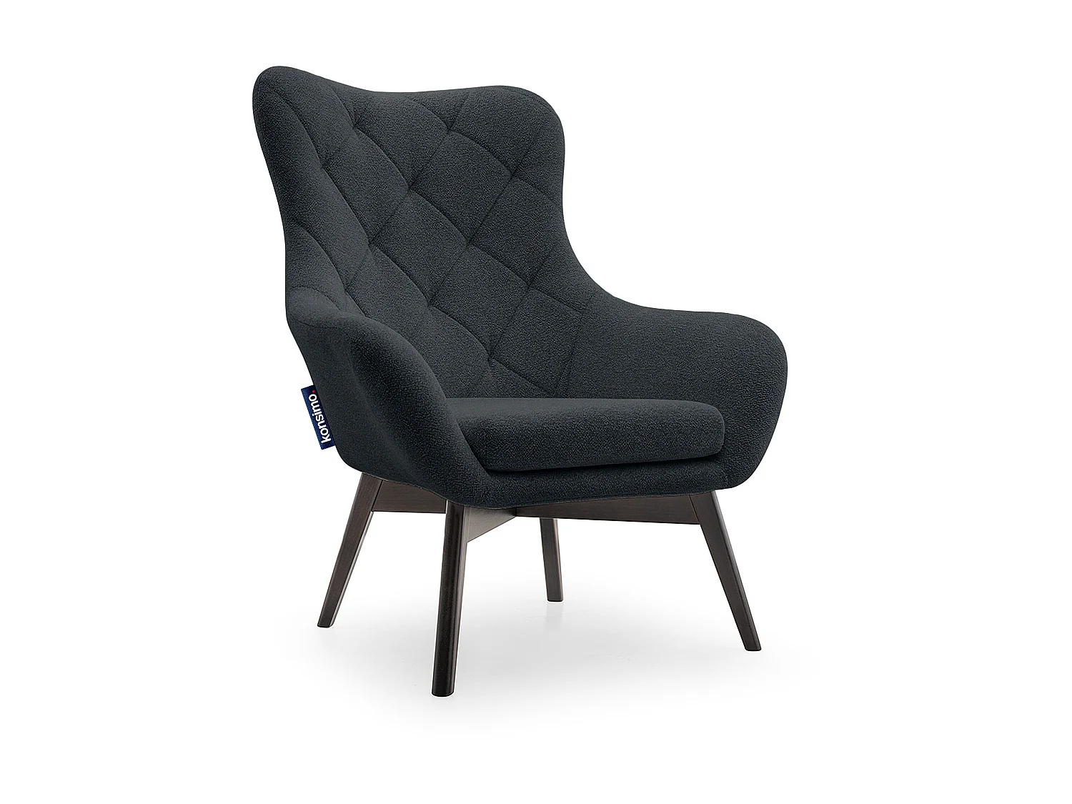 Eleganter Sessel mit Steppung - dunkelgrau - RAMOS