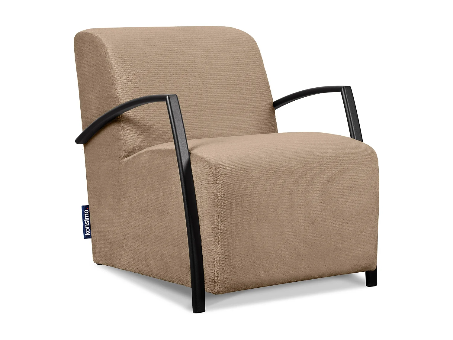 Moderner Sessel für das Wohnzimmer - beige - CARO