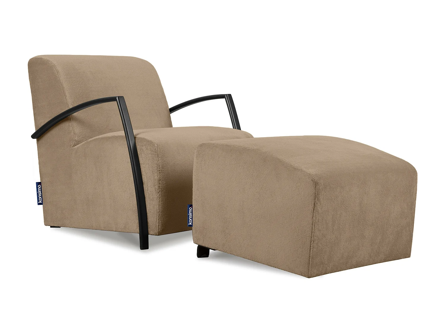 Moderner Sessel für das Wohnzimmer - beige - CARO