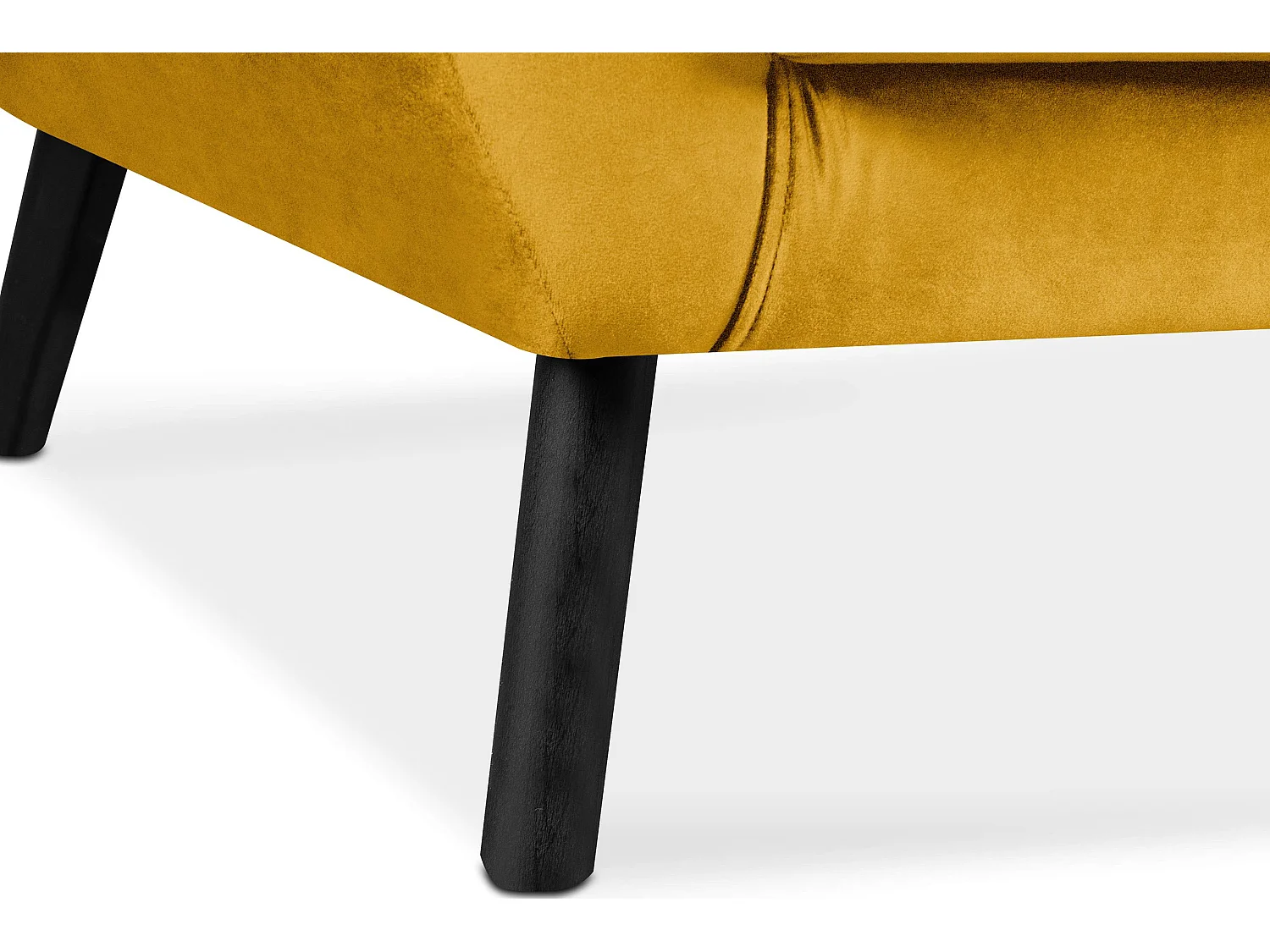 Eleganter Ohrensessel für das Wohnzimmer - gelb - MIRO